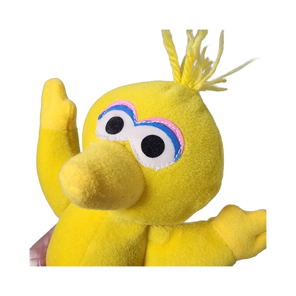 Sesame Street Big Bird Plush Stuffed Animal Yellow Striped Legs 8.5 Inch Vintage